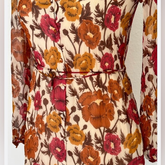 Massimo Dutti Silk Floral dress - Picture 8 of 8